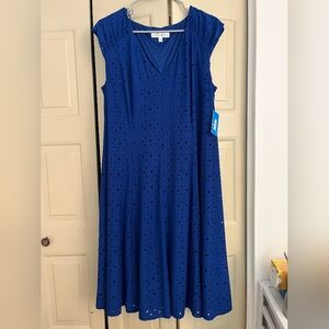 NWT Sabrina Blue 2X Blue dress